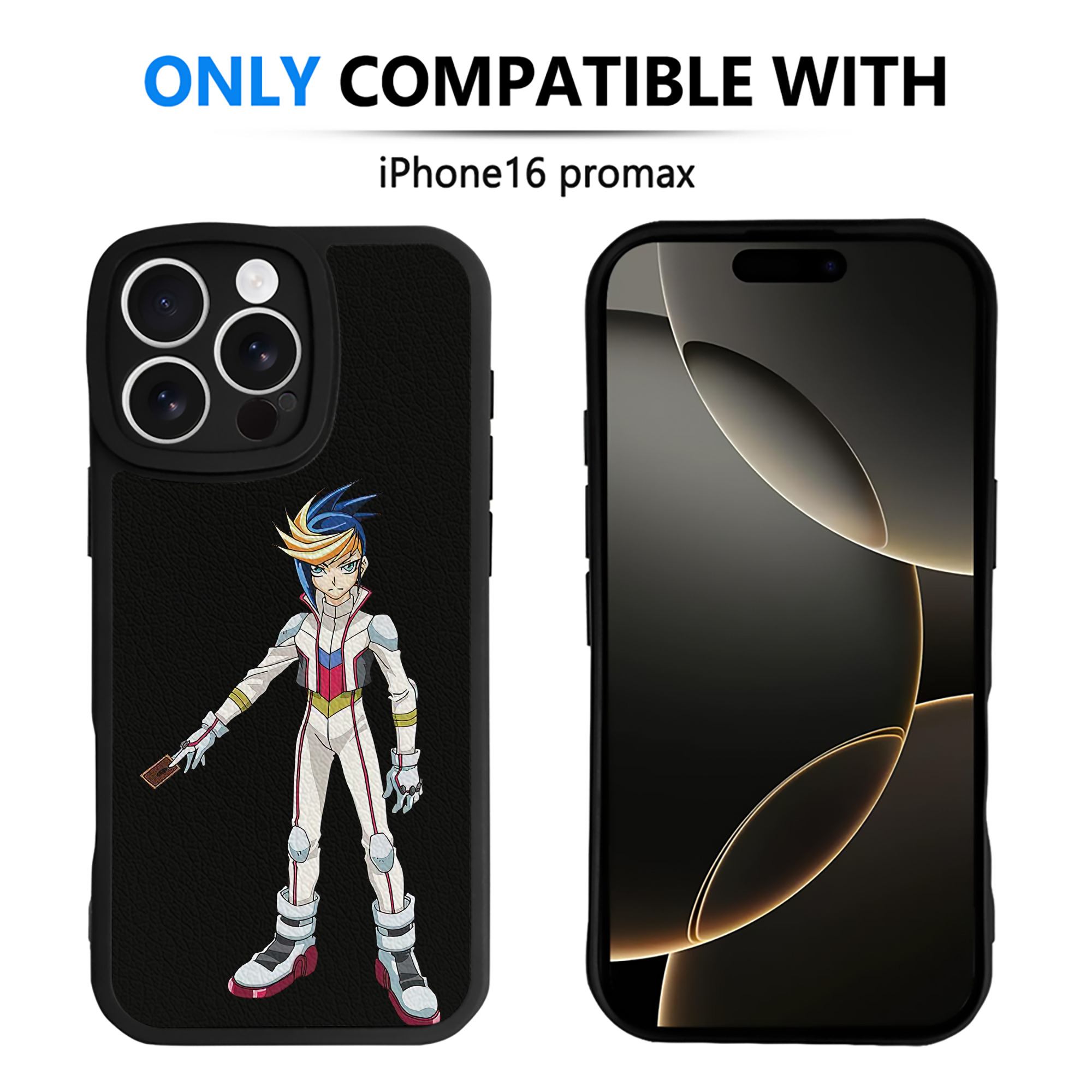 遊☆戯☆王 Yu-Gi-Oh! 【iPhone 16シリーズ対応】シリコンスマホケース（レザー調） 材質：シリコン